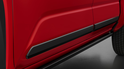 Moldura lateral de carrocería: Negro